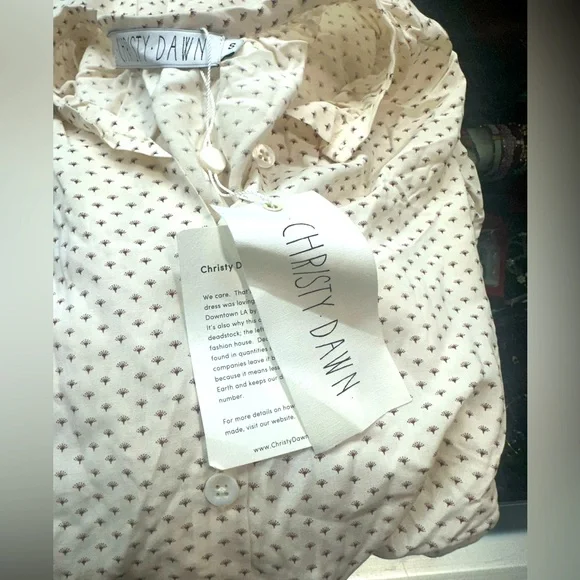 Christy Dawn Cream Mini Dress - Picture 13 of 14